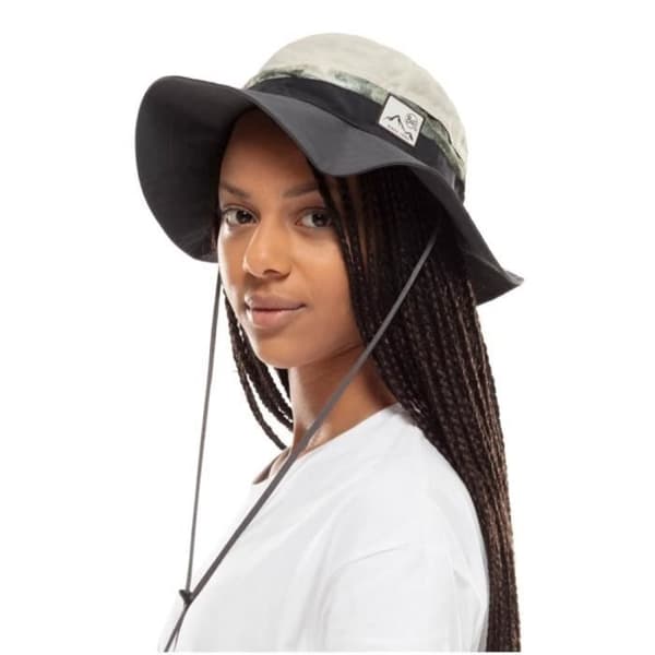BUFF Explore Booney - Unisex sommarhatt Grön/Beige i polyester