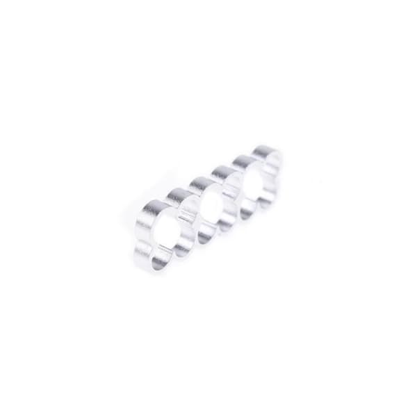 Alphacool Eiskamm Alu X12 - 4mm silver - 4 stycken