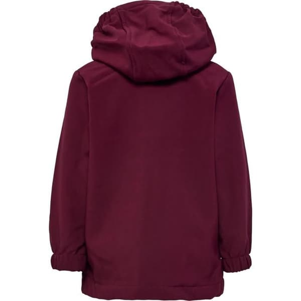 Vattentät jacka med huva för babyflicka Hummel Mars Tex Mini Softshell - röd