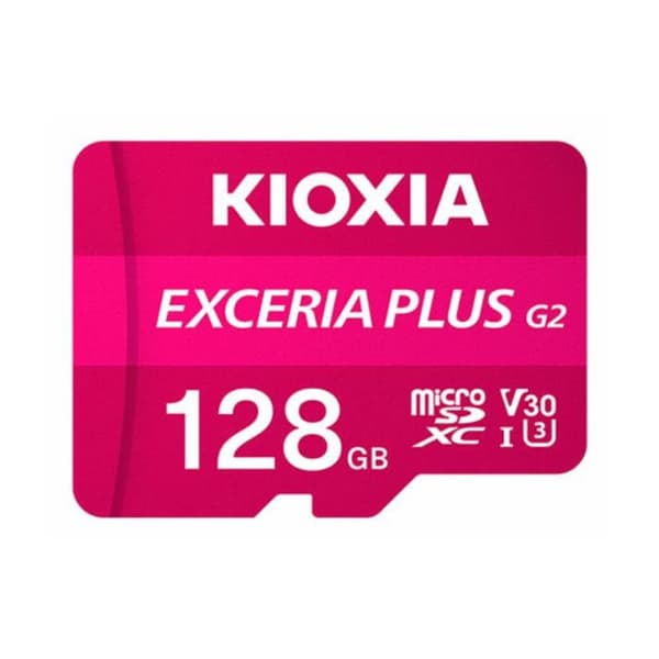 MicroSD-kort – Kioxia – Exceria Plus G2 – 128 Go + adapter