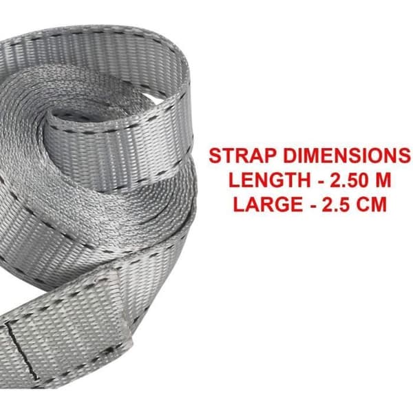 MASTER LOCK Paket med 2 bagageremmar - 2,5 mx 25 mm