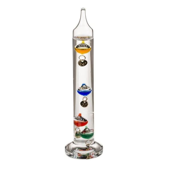 Galileo termometer för inomhusbruk 18 cm