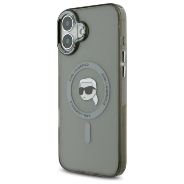 Mobilskal - KARL LAGERFELD - iPhone 16 Plus - MagSafe - Transparent - Elegant