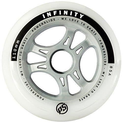 Powerslide Roues infinity ii 4 stycken - vit - 110 mm - 905234 - 905234 Wei 110mm