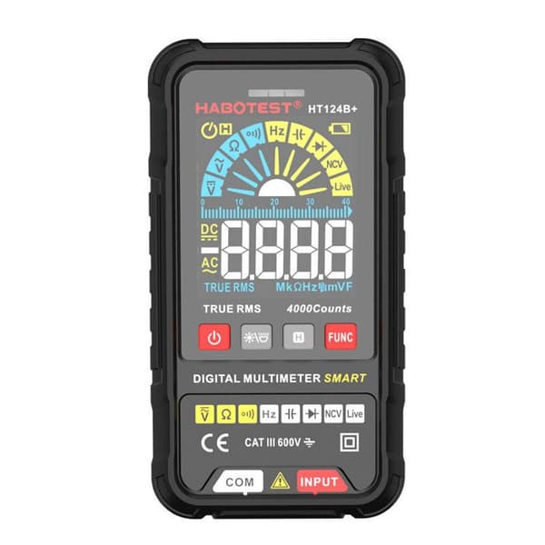 Digital Multimeter Universell Habotest Ht124B+