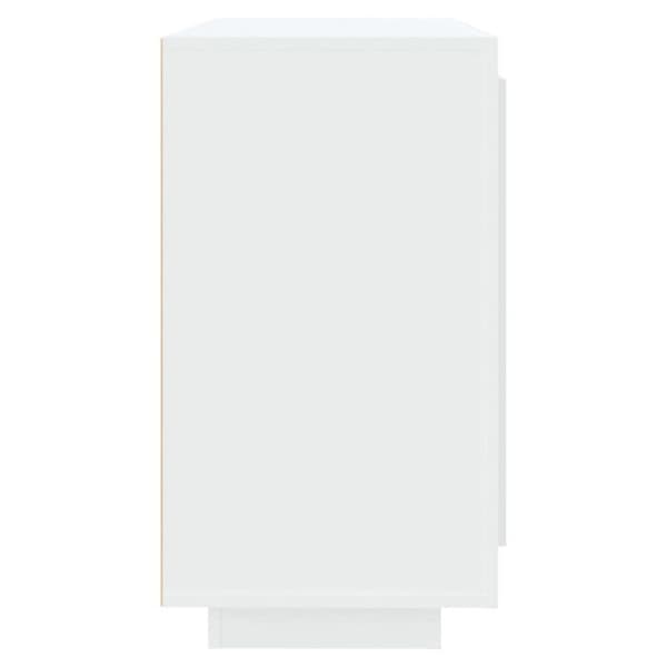 vidaXL Buffé Vit 80x40x75 cm Ingenjörsträ 811817