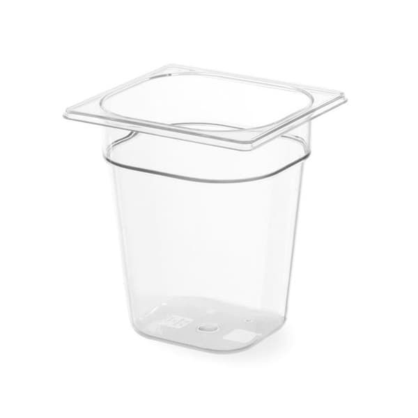 Bac GN 1/6 Profi Line 1L Polykarbonat Transparent - Hendi