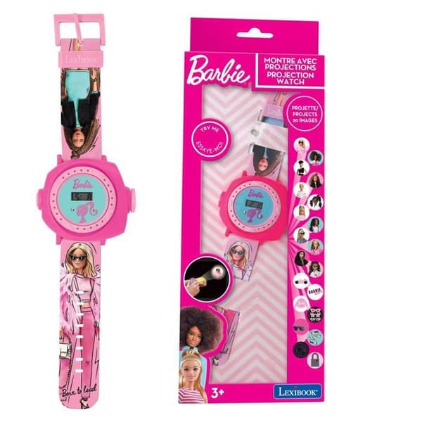 Digital klocka med projektor Barbie