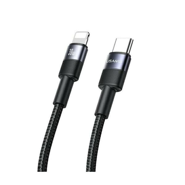 USB-C laddkabel USAMS 1m Svart