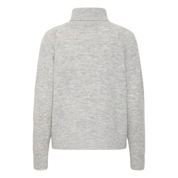 Pull col V col roulé kvinna b.young Monna