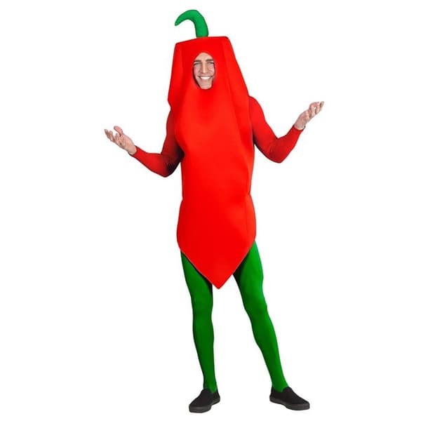 Chilipeppar kostym för vuxna