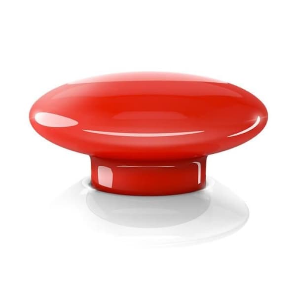 Röd Z-Wave Plus kontrollknapp - Fibaro