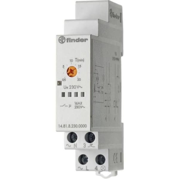 Finder 14.81.8.230.0000 Trapptimer profilerad 230 V/AC