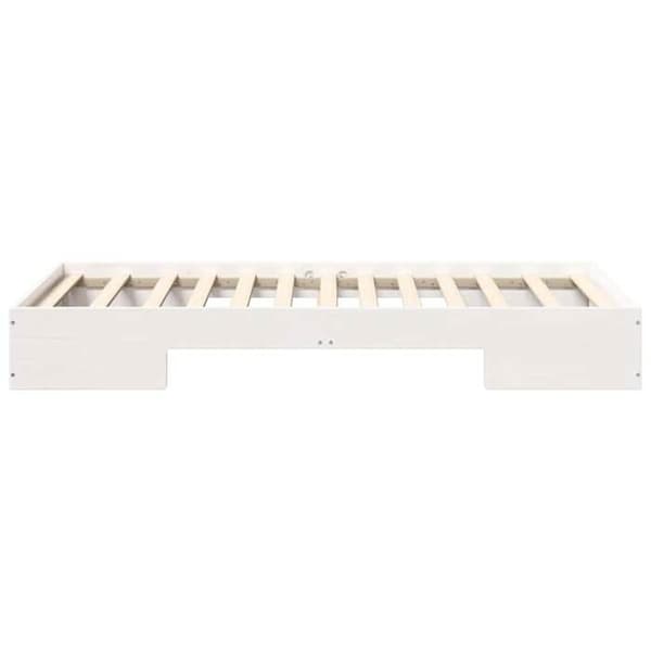 vidaXL Sängram Vit 80 x 200 cm 873050