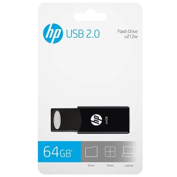 Minneskort - HP - v212w - 64 Go - USB Typ-A 2.0 - 14 Mo/s