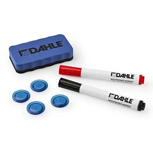 Dahle Whiteboard Svamp Start-Set Start-Set Rot/Schwarz + Blau - 95140-13540
