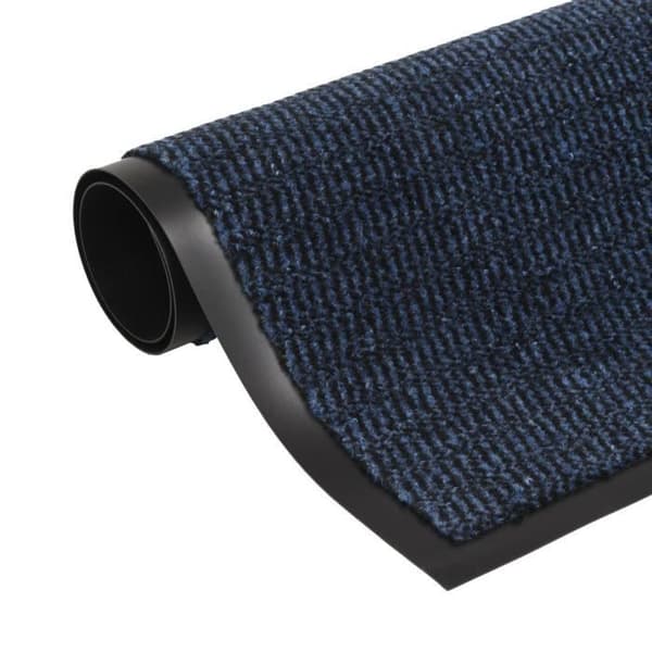 vidaXL Rektangulär Dörrmatta 60 x 90 cm Blå