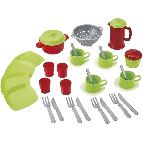 ECOIFFIER 100% CHEF Bubble Book Dinette Bag - 35 tillbehör