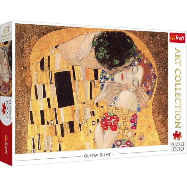 Pussel 1000 bitar: Konstsamling - Kyssen, Gustav Klimt