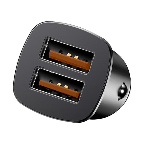 Baseus Billaddare 30W Dual USB Quick Charge Svart