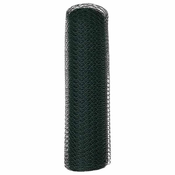 vidaXL Hexagonal stängsel Grön 0,6 x 100 m PVC 42005449