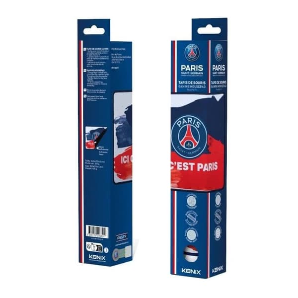 Musmatta - KONIX - PSG - Optimerad för spel - Mikrofiber - Hållbart gummi