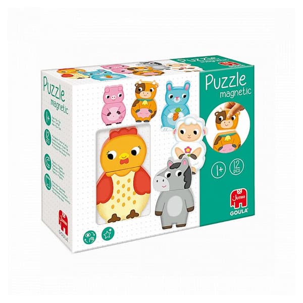 Goula - Farm Animals Magnetic Puzzle