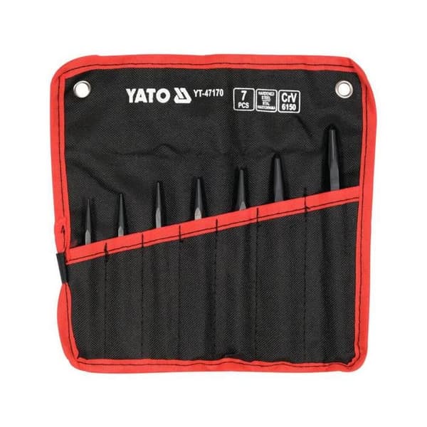 Stansset - YATO - YT-47170 - 7 delar - CrV 6150 - Hexagonal profil
