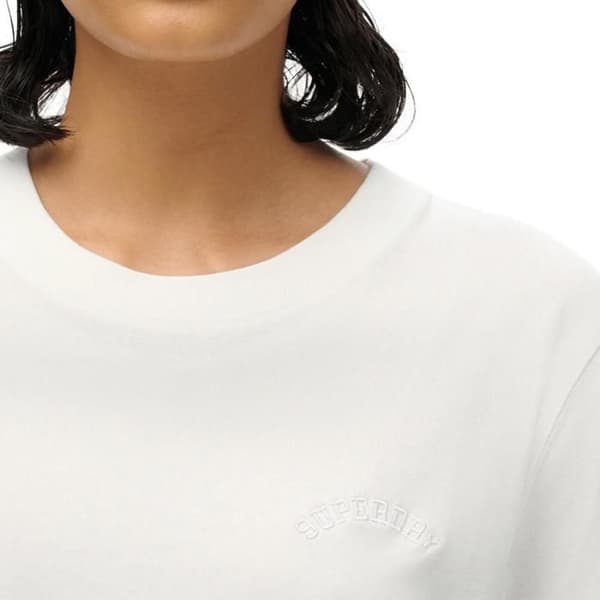 Superdry T-shirt Vit Dam W1011644A