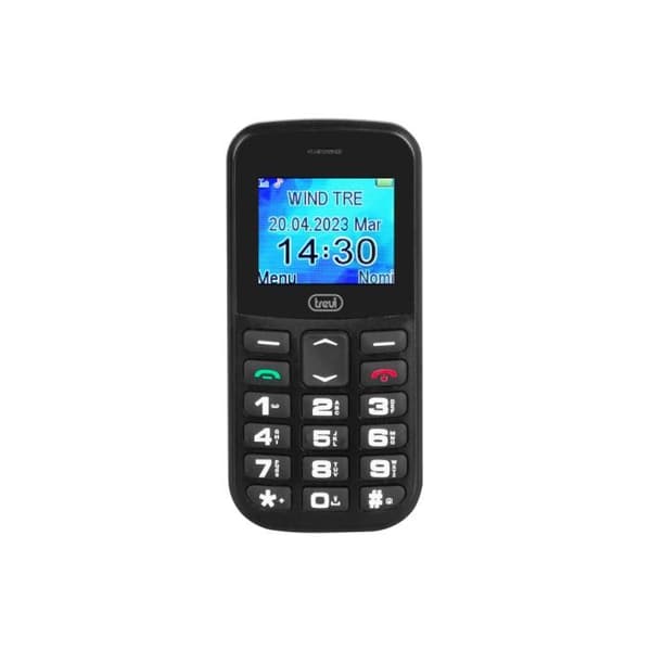 Seniortelefon – Trevi – Max 20 – Stora knappar – Svart
