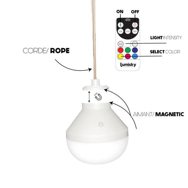 Hängande lampa MARBELLA NOMAD H14cm