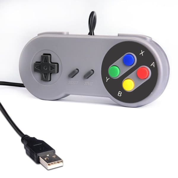 Spelkontroller - Riitek - GP100 - USB - Kompatibel med PC, Mac, Linux - 1,5 m kabel