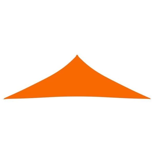 vidaXL Parasolduk Tyg Oxford Triangulär 3x3x4,24 m Orange