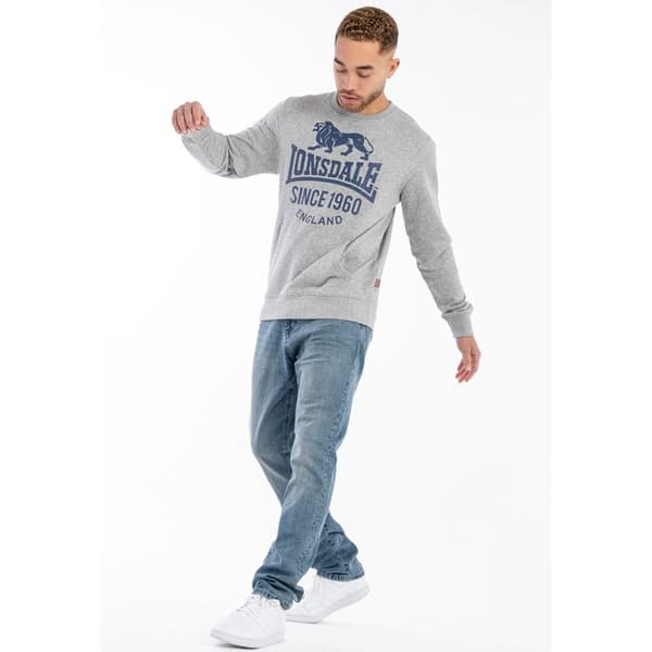 Rundhalsad sweatshirt, regular fit Lonsdale Noss