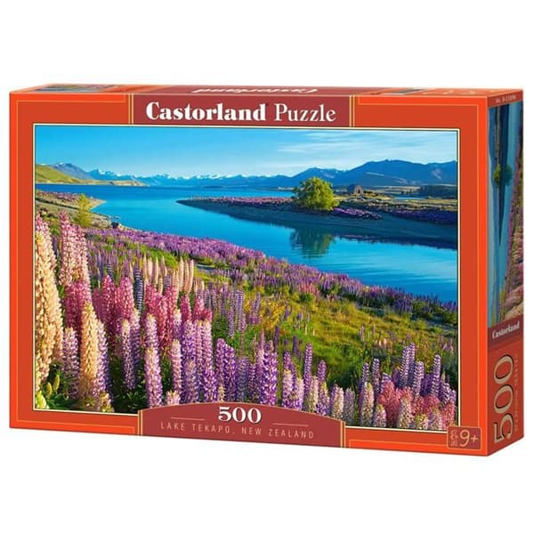 Pussel 500 bitar: Lake Tekapo, Nya Zeeland