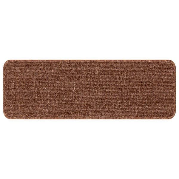 Antislipmattor för trappor - vidaXL - 15 stycken - 60x25 cm - Mörkgul - Polypropylen - Rektangulär