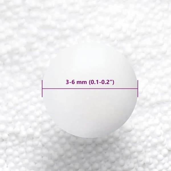 Isolerande EPS-kulor - vidaXL - 100 L - Vit - Expanderad polystyren - Fyllning till puff - Termisk isolering