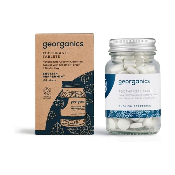 GEORGANICS - Tandkräm i minttabletter 120 tabletter