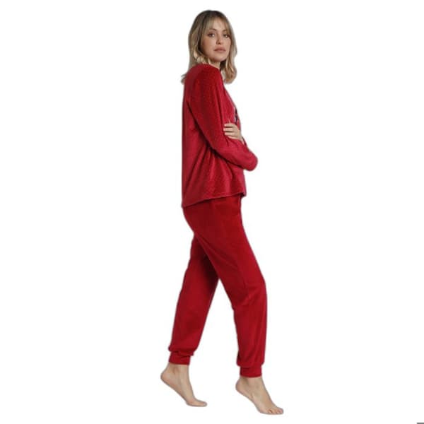 Disney King Mickey långärmad velourpyjamas för kvinnor