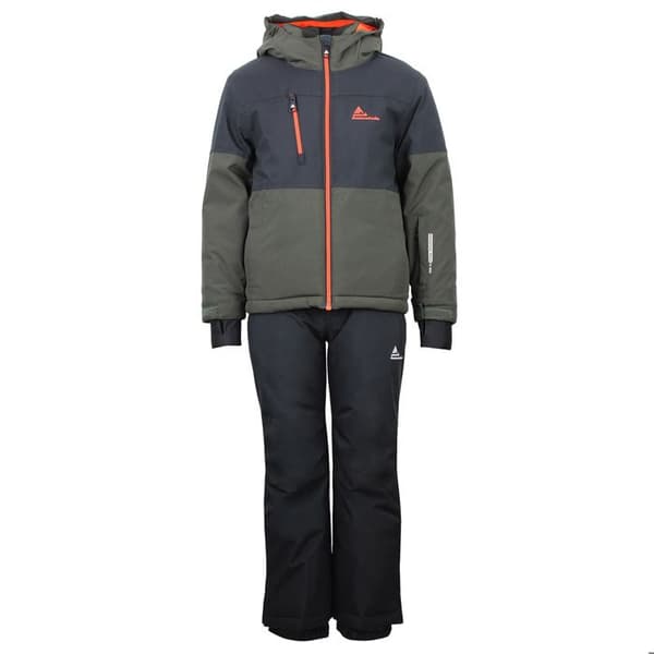 Barn skidset Peak Mountain Eruby - kaki/svart