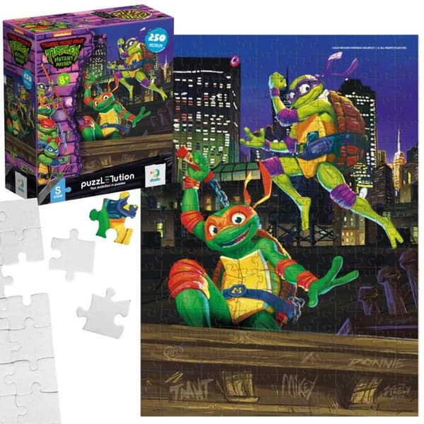 Pussel "De Turtles Ninja - Donatello och Michelangelo" 250 bitar
