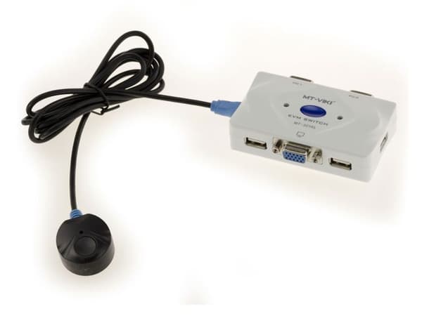 KVM-switch - KALEA-INFORMATIQUE - 2 PC - USB 2.0 - Upplösning 2048x1536 - Hot-plugging