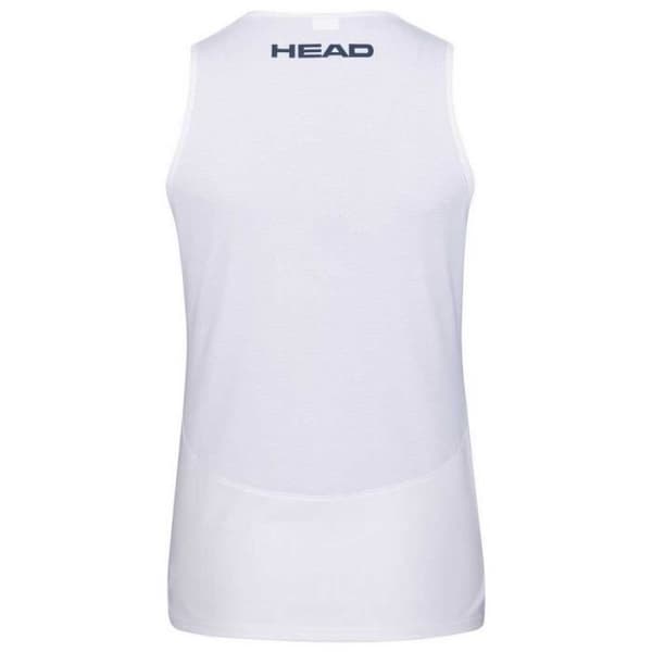 HEAD Tank Top W Perf för Herr - Vit - Regular Passform - Rundad Halsringning