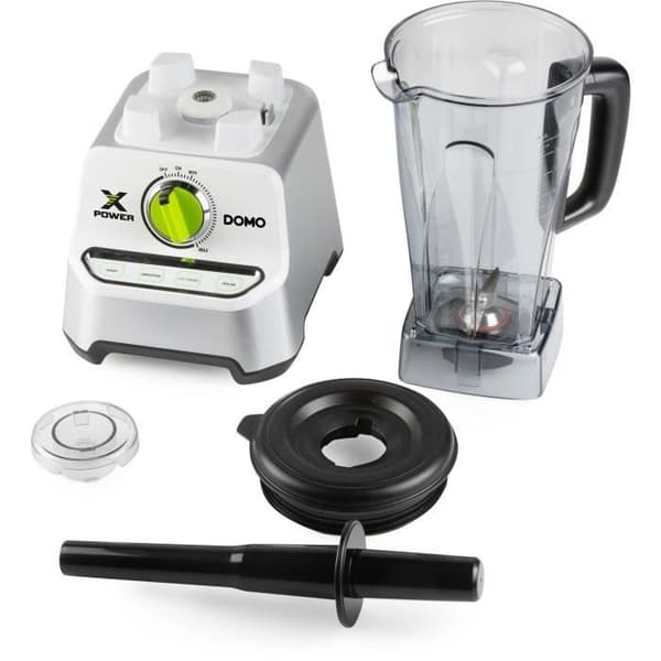 Blender XPOWER - DOMO - DO747BL - 1500 W - 2 L - Grå
