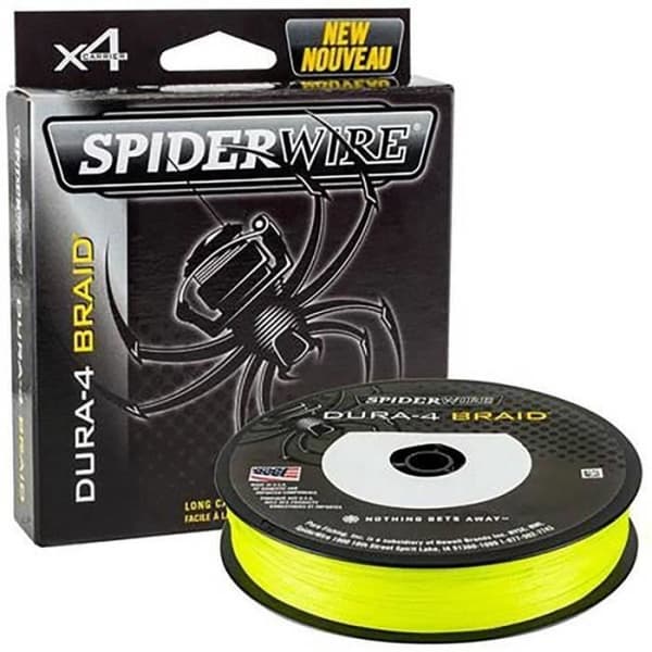 Tresse Spiderwire Dura 4 Gul - 150m 35/100