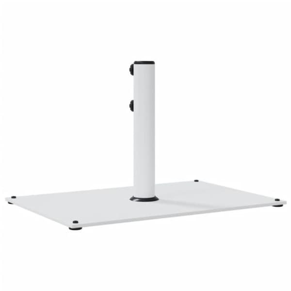 Parasollfot för stångar Ø32 38 48 mm 15 kg rektangulär