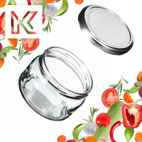 KONSERVERINGSBURKAR KADAX Denia 250ml - 10 Stycken med Silverlock