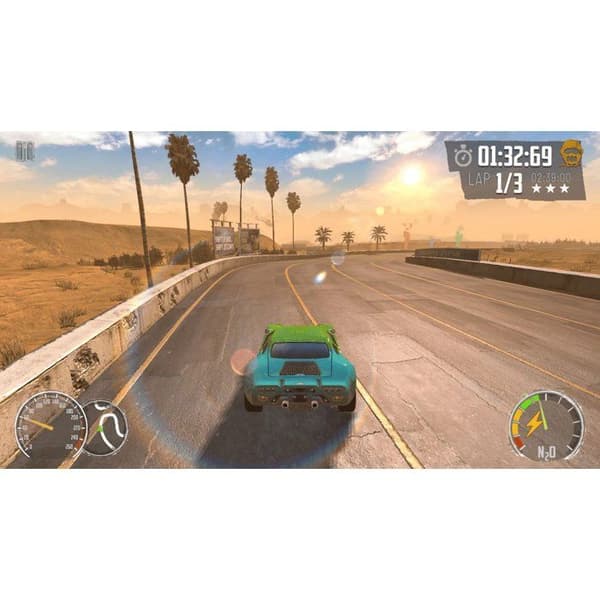 Turbo Booster Racing - Kit (ratts + spel) - PS5-spel