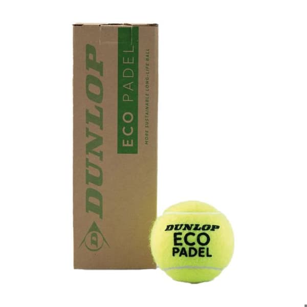 Dunlop Eco Padel Bollar (3-burk)