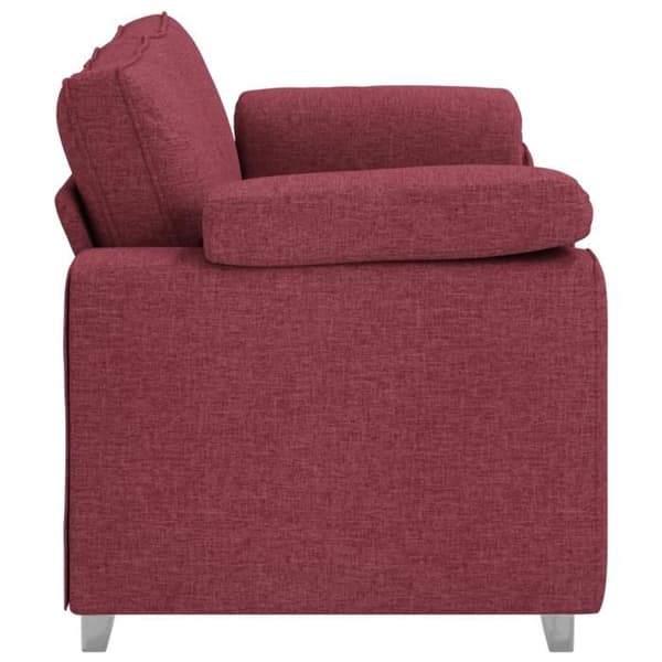 Vinröd Soffa Loveseat 140 cm Tyg